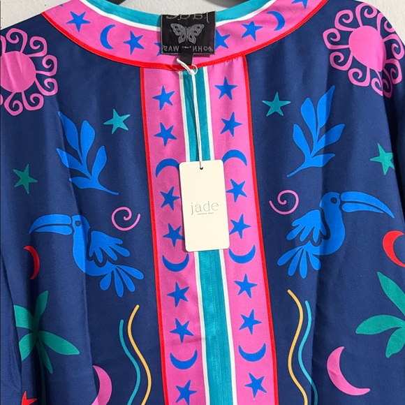 NWT Johnny Was Jade Selena Mini Dress Multicolor Embroidered dress - Picture 8 of 13